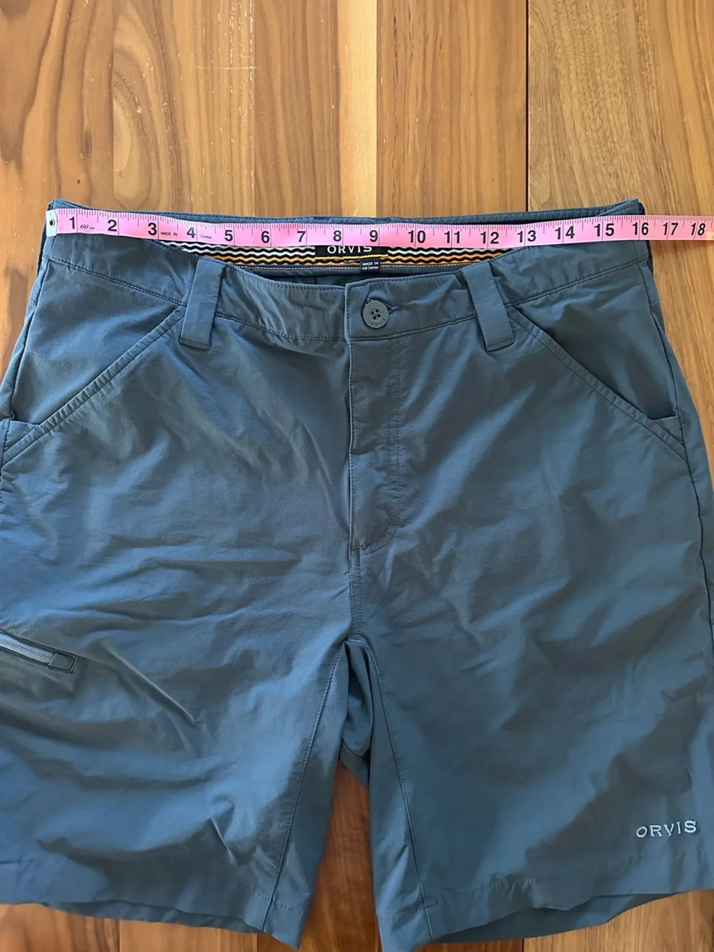 Orvis men’s Blue Quick Dry Shorts